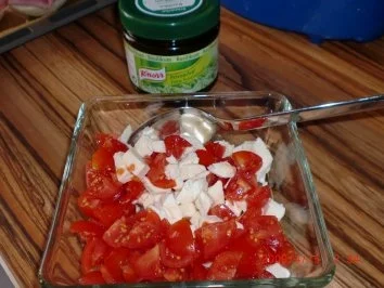 Snack: Zweierlei Baguette-Brötchen,überbacken! - Rezept - Bild Nr. 3