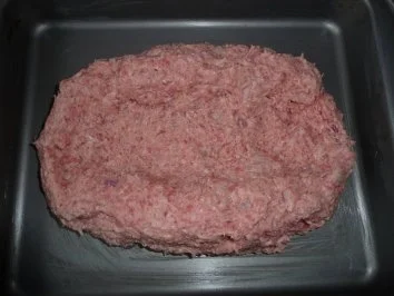 Hackbraten im Kartoffelgratin - Bett - Rezept - Bild Nr. 4