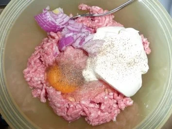 Hackbraten im Kartoffelgratin - Bett - Rezept - Bild Nr. 6