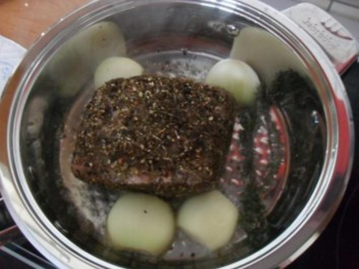 Lummerbraten mit Lummerfleisch und Suppengrün frisch - Rezept mit Bild ...