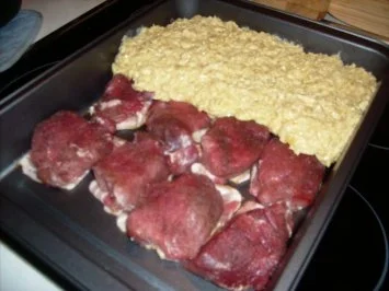 Rezept: Schweinefilet mit Zwiebel-Senf-Kruste Bild Nr. 2 Schweinefilet mit Zwiebel-Senf-Kruste - Rezept - Bild Nr. 2