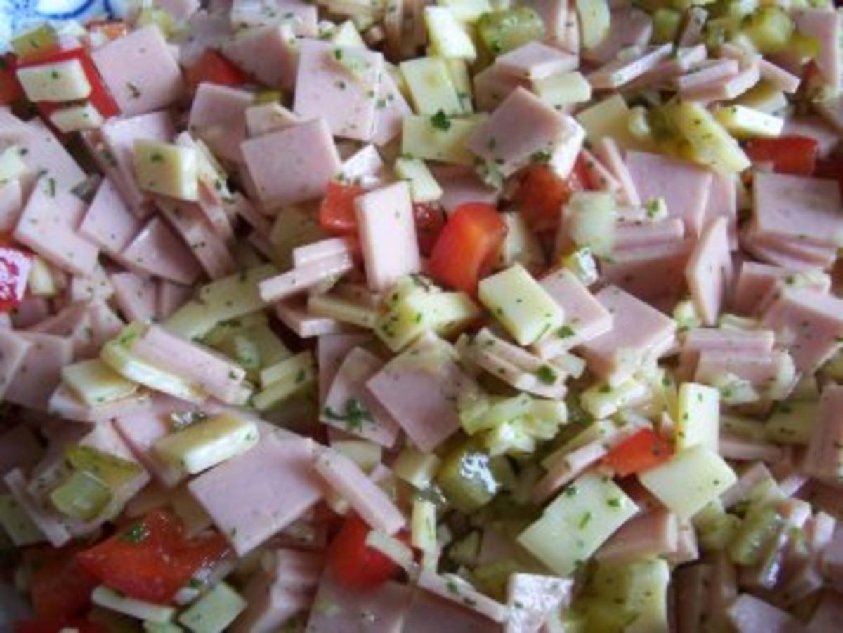 Salat...Einfacher Wurstsalat - Rezept - Bild Nr. 4