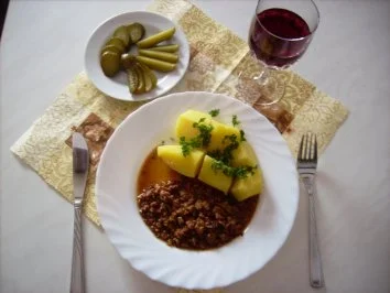 Gehacktesstippe - Rezept