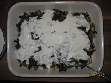 Oriental. Vorspeisen (3): Auberginen mit Hackfleisch - Rezept