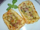 Blätterteigkörbchen mit Schinkenspeck - Rezept