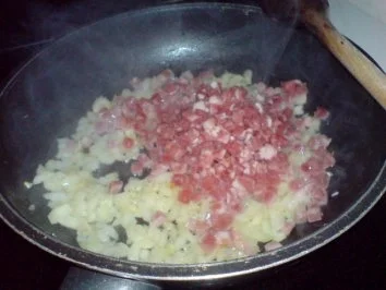 Rezept: Blätterteigkörbchen mit Schinkenspeck Bild Nr. 8 Blätterteigkörbchen mit Schinkenspeck - Rezept - Bild Nr. 8