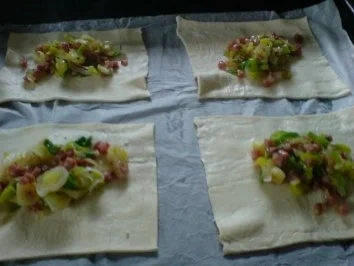 Rezept: Blätterteigkörbchen mit Schinkenspeck Bild Nr. 10 Blätterteigkörbchen mit Schinkenspeck - Rezept - Bild Nr. 10