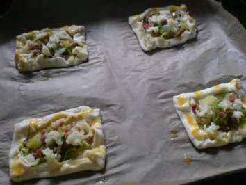 Rezept: Blätterteigkörbchen mit Schinkenspeck Bild Nr. 12 Blätterteigkörbchen mit Schinkenspeck - Rezept - Bild Nr. 12