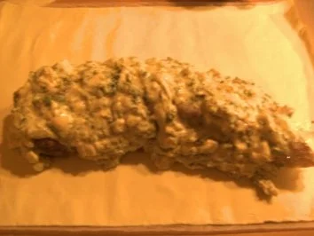 Rezept: Fleisch: Schweinefilet mit Camembert in Blätterteig Bild Nr. 4 Fleisch: Schweinefilet mit Camembert in Blätterteig - Rezept - Bild Nr. 4