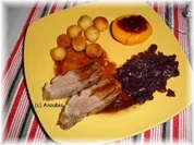 Geflügelgericht - Entenbrust mit Balsamico und Rotwein - Rezept