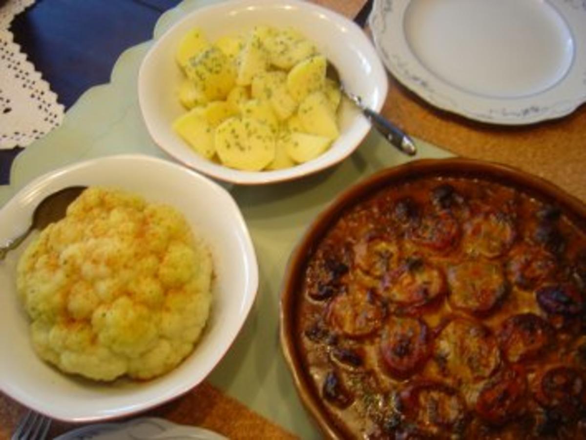 Förster-Medallions überbacken mit braunen Champignons - Rezept - Bild Nr. 2