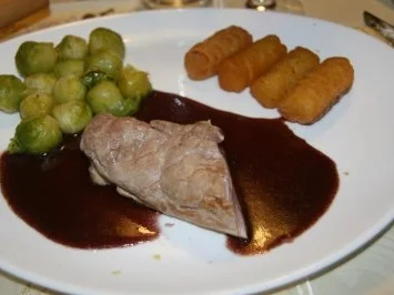 Schwein: Schweinefilet an Lebkuchensoße mit Süßkartoffelpüree - Rezept - Bild Nr. 8