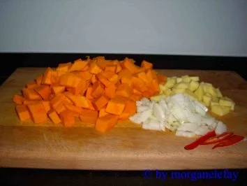 Hokkaido - Chili - Suppe mit Pangasiusfilet - Rezept - Bild Nr. 3