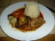 Lammfleisch im Auberginenpäckchen - Rezept