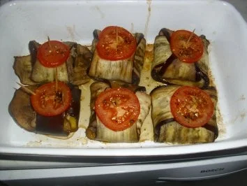 Lammfleisch im Auberginenpäckchen - Rezept - Bild Nr. 5