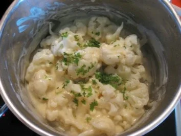 Rezept: Blumenkohlgemüse Blumenkohlgemüse - Rezept