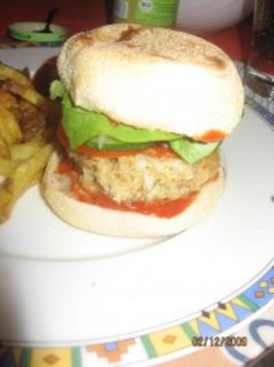 Vegetarischer Burger, Veggie-Burger - Rezept - Bild Nr. 7