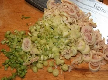 Rezept: Lachs, gebeizt mit Wasabidip Bild Nr. 4 Lachs, gebeizt mit Wasabidip - Rezept - Bild Nr. 4