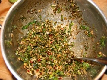 Rezept: Lachs, gebeizt mit Wasabidip Bild Nr. 8 Lachs, gebeizt mit Wasabidip - Rezept - Bild Nr. 8