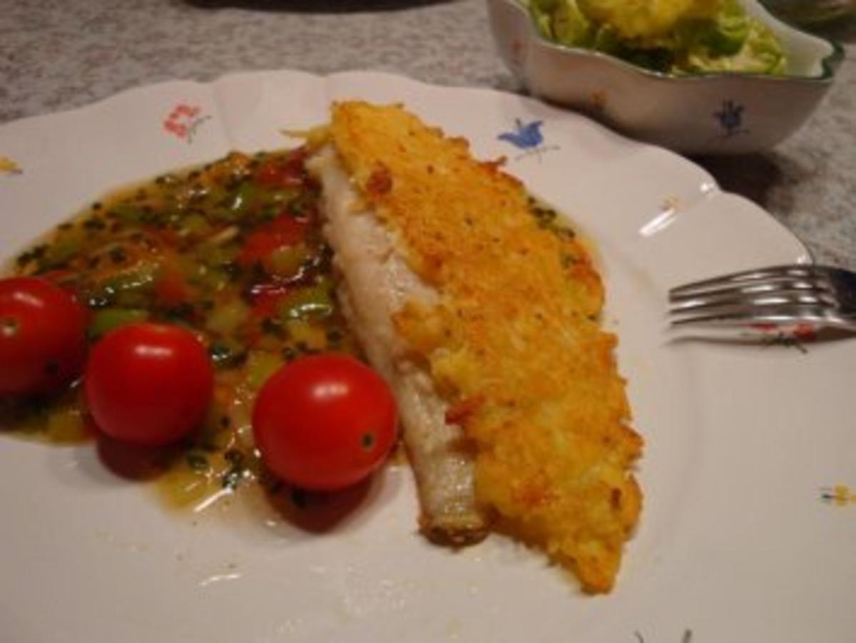 Bilder für Zanderfilet in der Erdäpfelkruste - Rezept