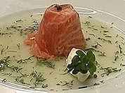 Mousse von Forelle und Aal in Lachsmantel auf Kaviargelee - Rezept - Bild Nr. 9