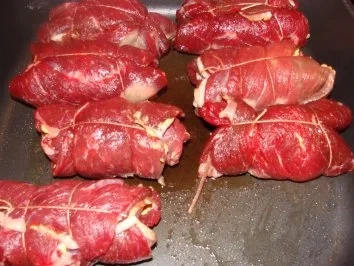 Fleisch - Meine Rinderrouladen - - Rezept - Bild Nr. 2