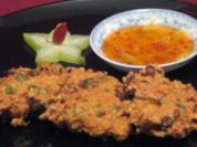 Rezept: Fleischplätzchen mit Bohnen - Tod Man Gai Fleischplätzchen mit Bohnen - Tod Man Gai - Rezept