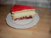 Kirsch- Käse-Sahne-Kuchen - Rezept