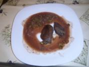 Gänseleber an Thymian,- Lauch,-  Rotwein,- Jägersauce - Rezept