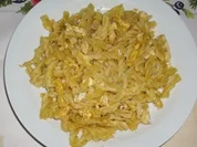 Gebratene Brösel-Nudeln - Rezept