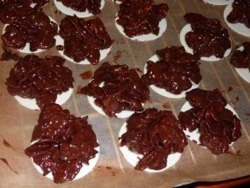 Dunkle Mandel-Flake-Taler - Rezept - Bild Nr. 6