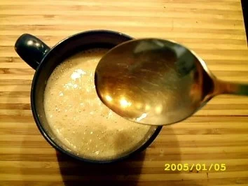 Rezept: Dessert: Amaretto-Knusperwölkchen alkoholfrei Bild Nr. 6 Dessert: Amaretto-Knusperwölkchen alkoholfrei - Rezept - Bild Nr. 6