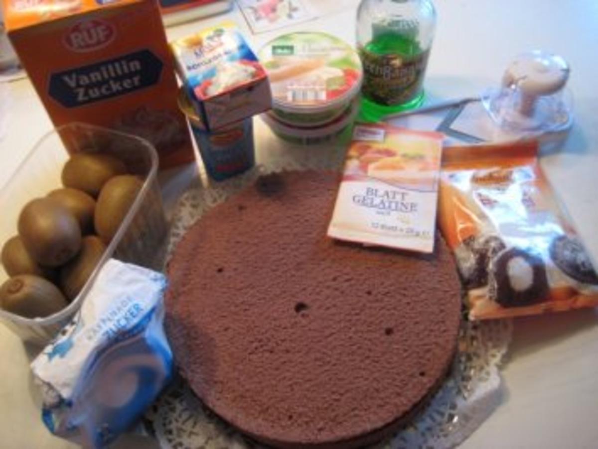 Kiwi - Kokos - Torte - Rezept - Bild Nr. 2