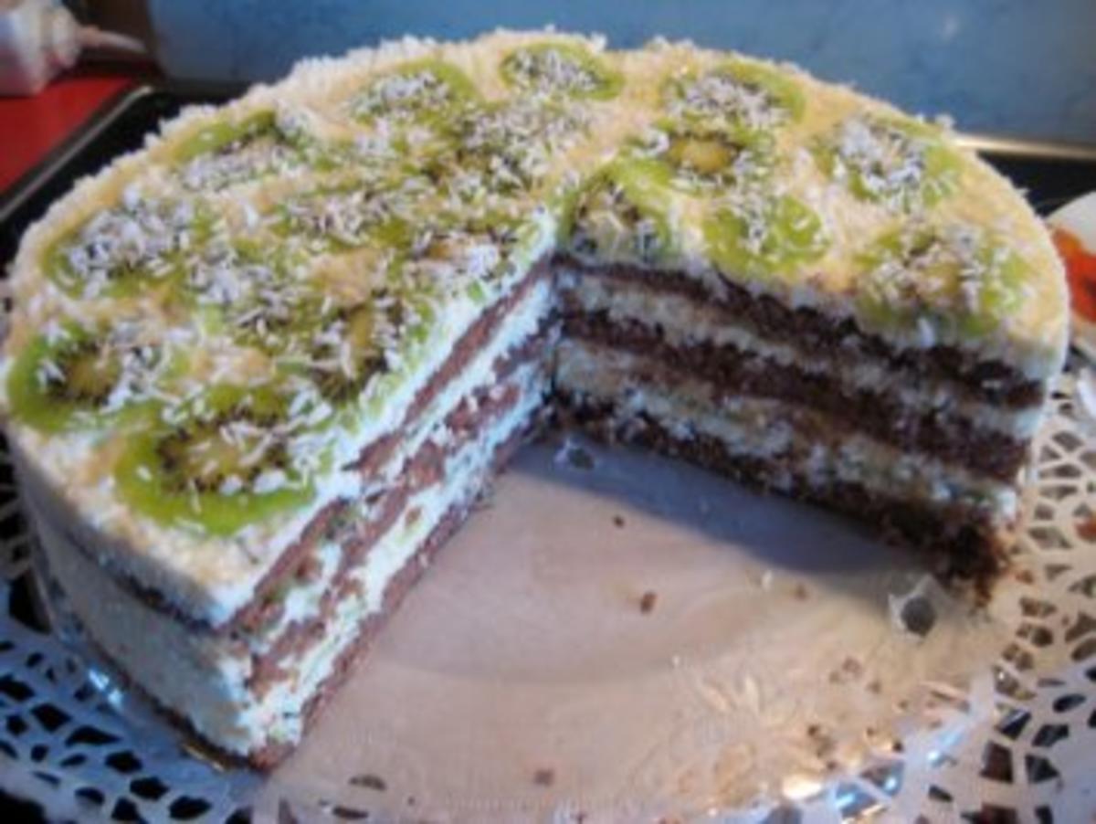 Kiwi - Kokos - Torte - Rezept - Bild Nr. 9