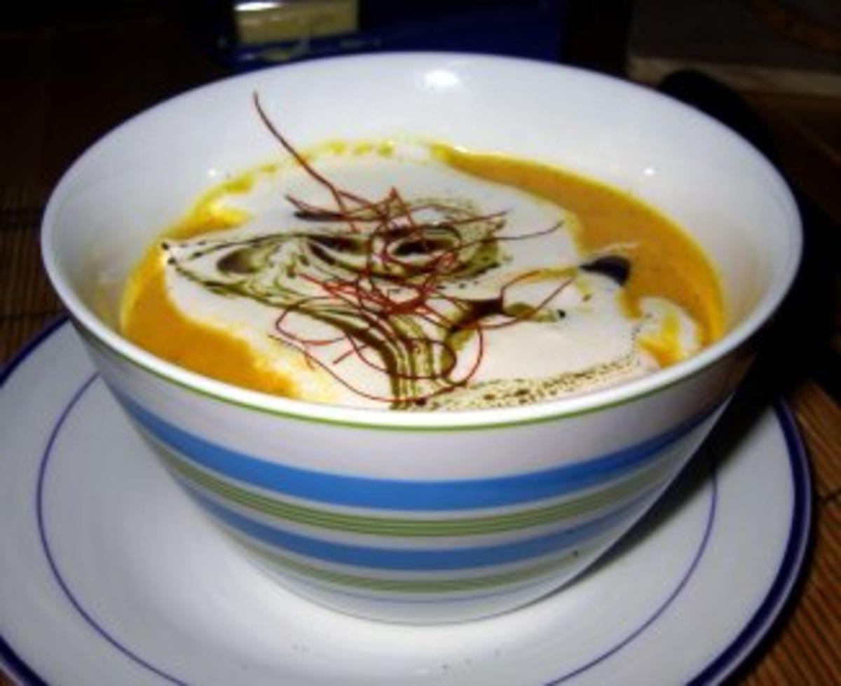Möhren-Vanille-Suppe mit Ingwer - Rezept
