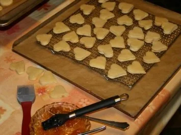 Marzipan Herzen Weihnachtsplätzchen - Rezept - Bild Nr. 6