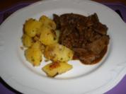 Leber in Rotweinsoße - Rezept