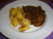 Leber in Rotweinsoße - Rezept
