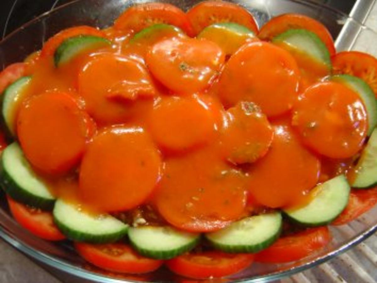 Mediteraner Hack Auflauf mit Schafskäse/Feta - einfach - 66 kcal/100g