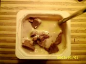 Dessert: kleine lila Sünde - Rezept