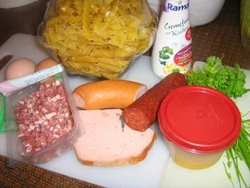 Rezept: Wurst-Nudel-Auflauf Bild Nr. 2 Wurst-Nudel-Auflauf - Rezept - Bild Nr. 2