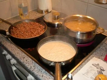 Spaghetti an Zimtsauce mit Crevetten - Rezept - Bild Nr. 3