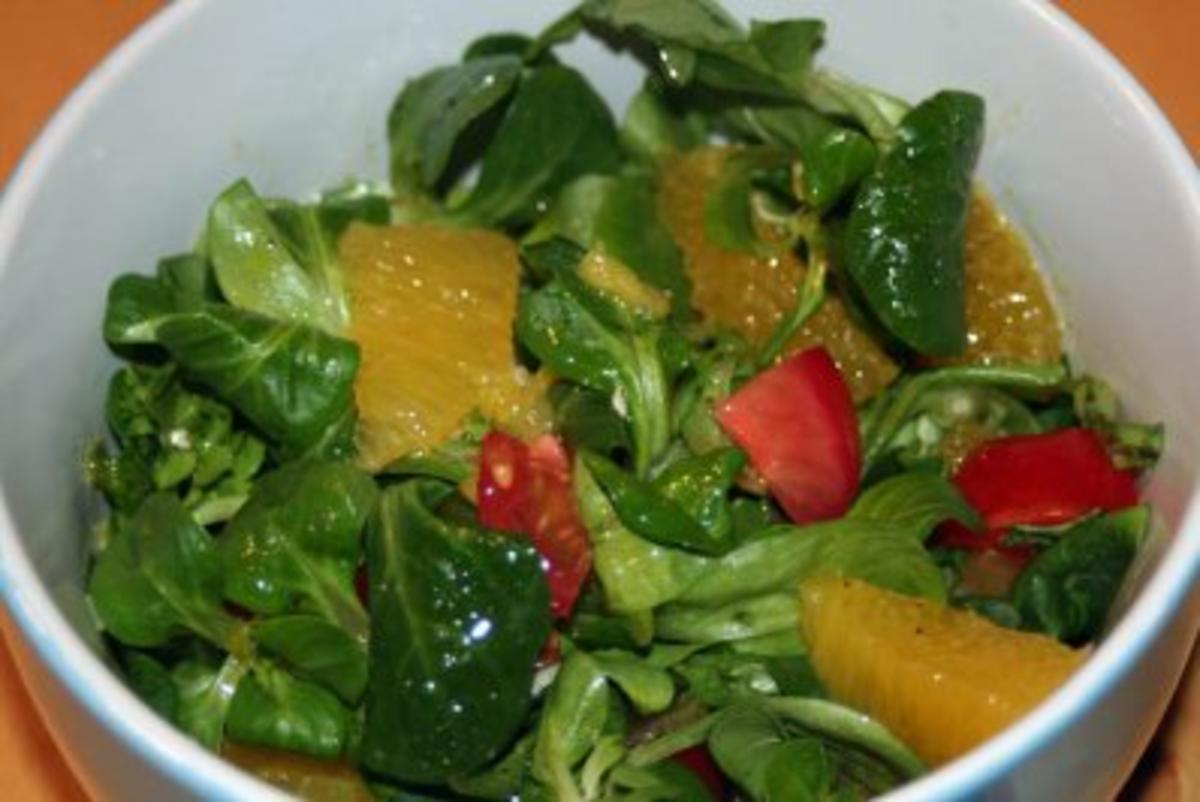 Salat mit Orangen - Rezept