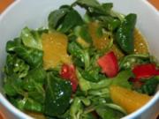 Salat mit Orangen - Rezept