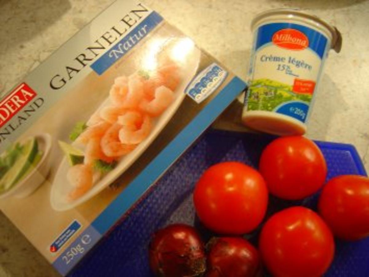 Tomaten mit Garnelen-Füllung... überbacken - Rezept - Bild Nr. 2