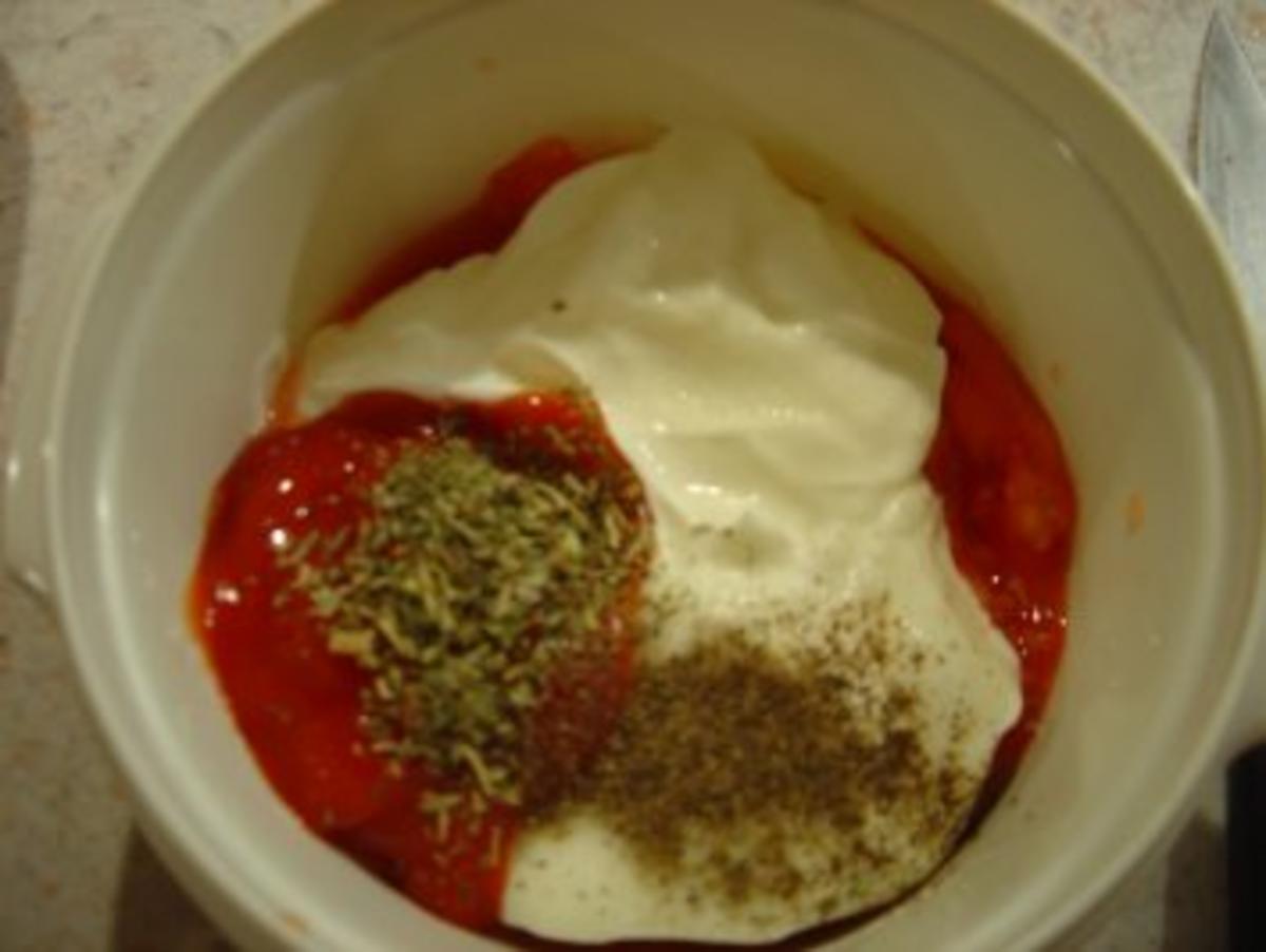 Tomaten mit Garnelen-Füllung... überbacken - Rezept - Bild Nr. 4