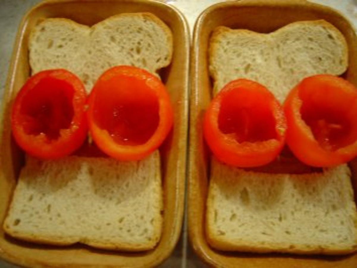 Tomaten mit Garnelen-Füllung... überbacken - Rezept - Bild Nr. 5