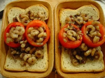 Tomaten mit Garnelen-Füllung... überbacken - Rezept - Bild Nr. 6