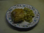 Fleisch - Schweinefilet im Teigmantel mit Spitzkohlgemüse - Rezept