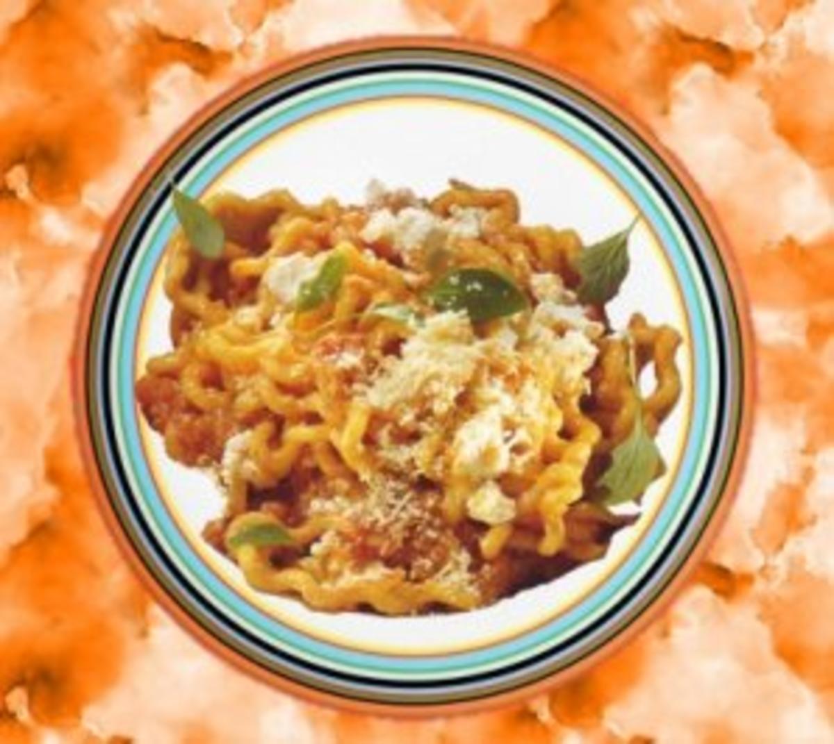 Bilder für Fusilli alla napoletana (Nudeln mit Tomatensauce) - Rezept